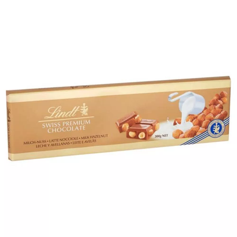 Lindt Gold Milk Hazelnut Bar 300g